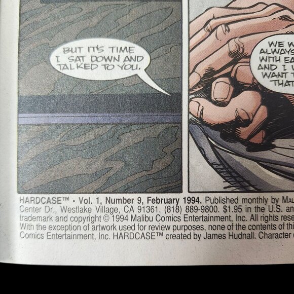 VTG ⭐️ 1994 ULTRAVERSE HARDCASE Issue 9 - Picture 3 of 5